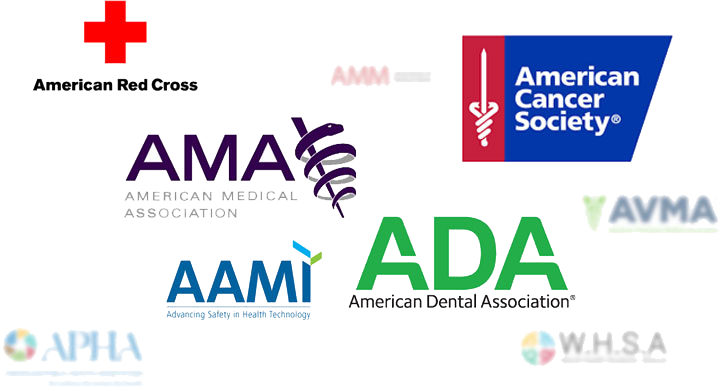 Medical industry logos