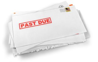 past due bill envelop