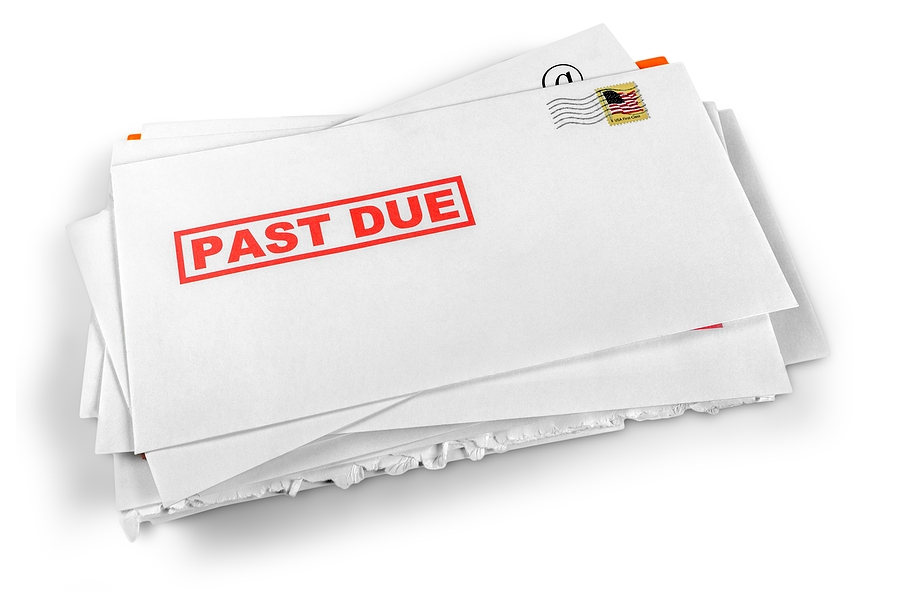 past due bill envelop 